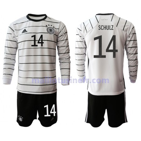 Maillot de Foot Allemagne Nico Schulz 14 Domicile UEFA EURO 2020 Manches Longues - Enfant